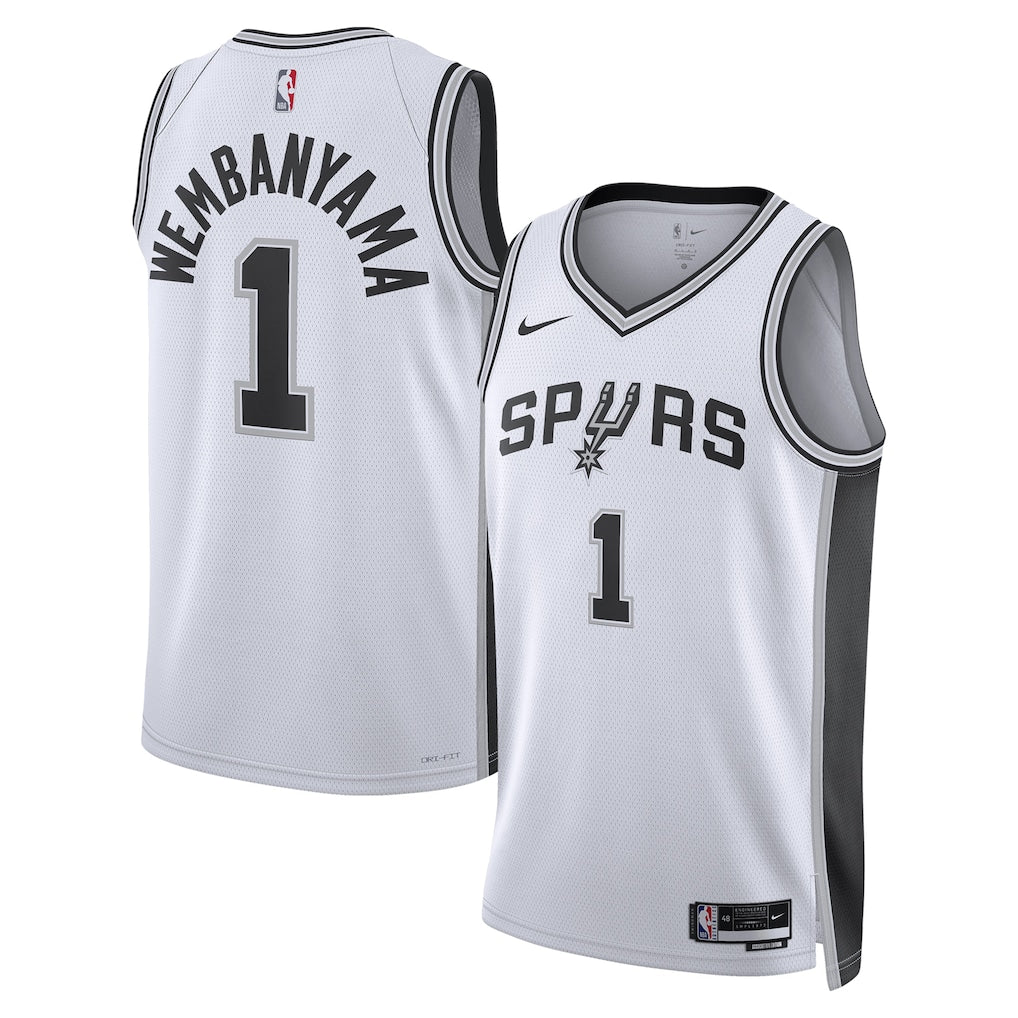 Unisex San Antonio Spurs Nike White Swingman Jersey - Association Edition